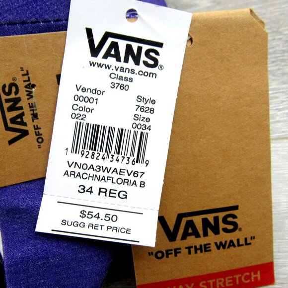 Vans Era Arachnafloria Boardshort Swim Trunks Men's Size 34 NEW - Picture 12 of 14